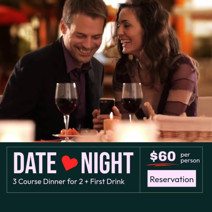 Date Night Design Copy of Valentines Date Night | PosterMyWall