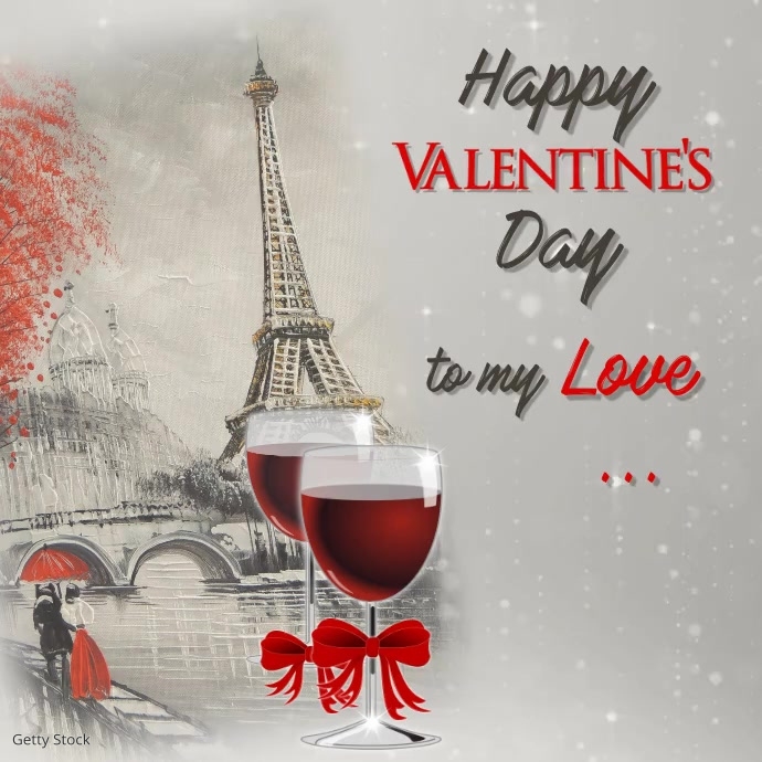valentines day 1insta video Instagram Post template