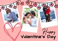 Valentines day Collage A4 template