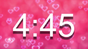 valentines day countdown Digitalt display (16:9) template