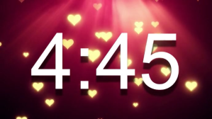 valentines day countdown Digitalt display (16:9) template