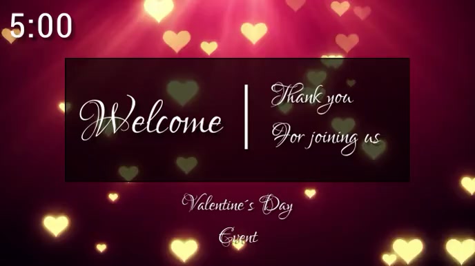 valentines day countdown Template | PosterMyWall