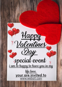 valentines day A1 template