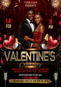 Valentines Day A2 template