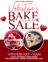 Valentines day Folheto (US Letter) template