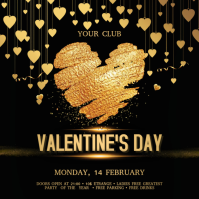 Valentines Day Instagram na Post template