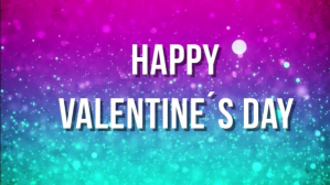 valentines day Digitalt display (16:9) template
