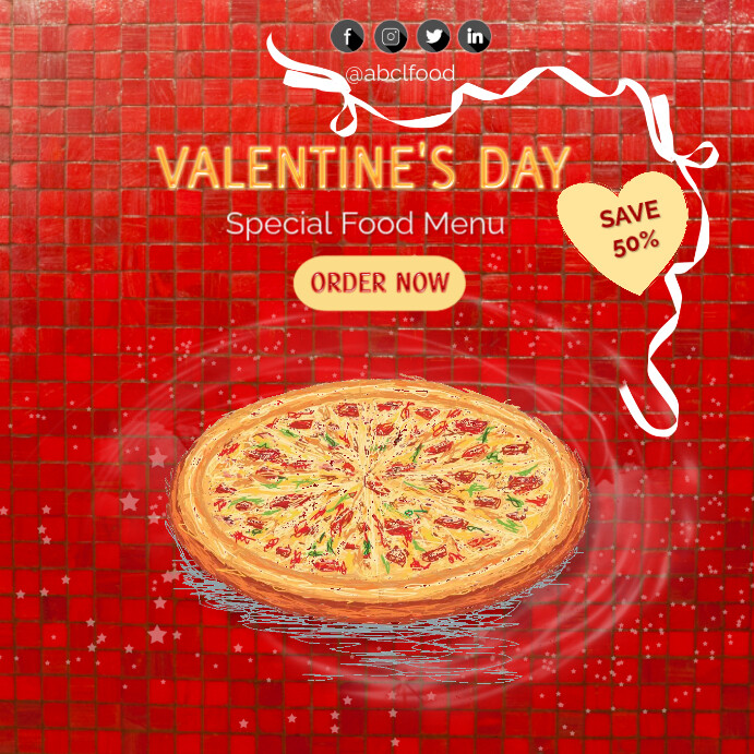 valentines day Instagram Post template