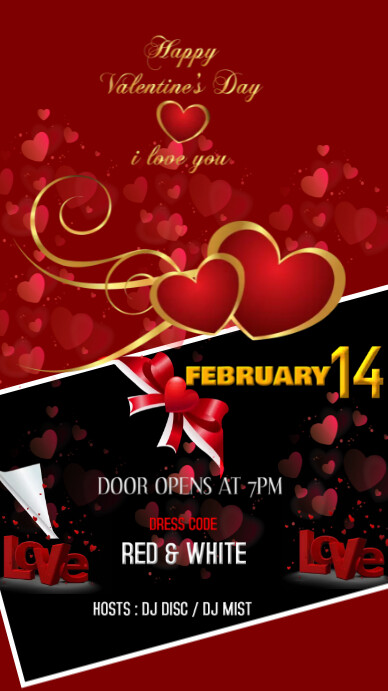 valentines day Template PosterMyWall valentines day Template PosterMyWall