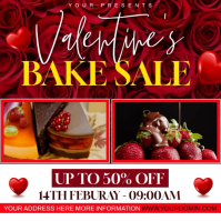 Valentines day Instagram Post template