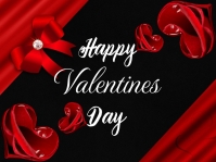 VALENTINES DAY Tuinbord template