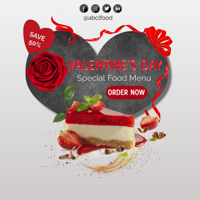 VALENTINES DAY Instagram Post template