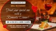 Valentines Day Dinner  Deal  Digital Display Template