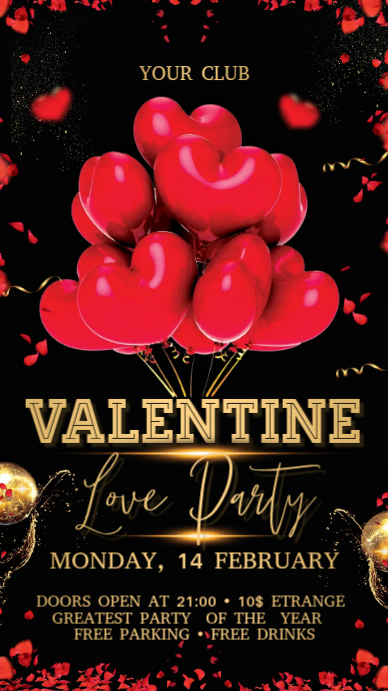 Valentines Day Display template