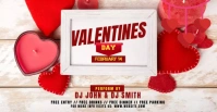 Valentines day Facebook event cover template