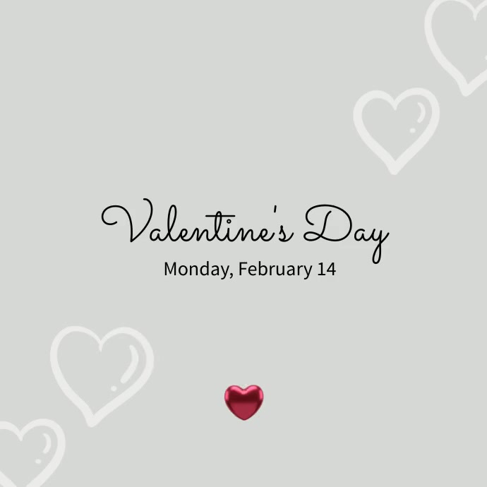valentines day instagram post template PosterMyWall