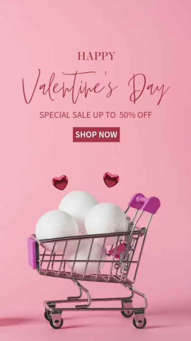 valentines day instagram story template PosterMyWall valentines day instagram story template PosterMyWall