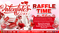 Valentines Day Mega Raffle Giveaway YouTube Thumbnail template