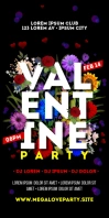 VALENTINES DAY PARTY ROLL-UP template