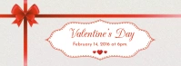 Valentines Day Party Ticket Facebook Cover Photo template