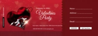 Valentines Day Party Ticket Facebook-Cover template