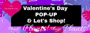 สีดำ Valentine's Day Pop-Up Event Facebook Cover Photo Template