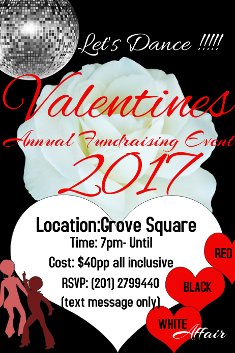 Valentines Day Flyer Poster template