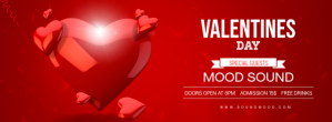 Valentines Day Poster Template Zdjęcie w tle na Facebooka