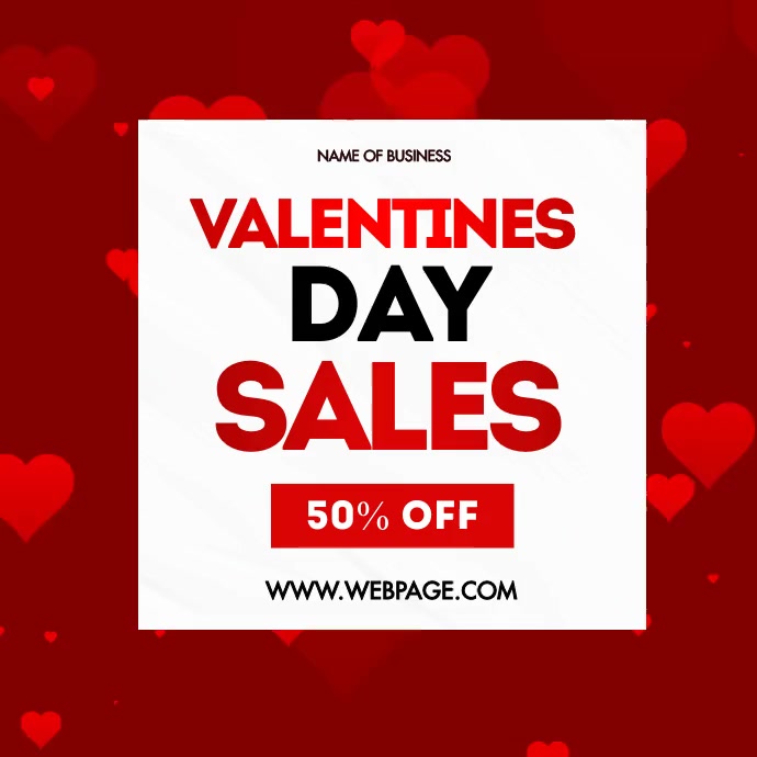 VALENTINES DAY SALE,VALENTINES SALE Template PosterMyWall