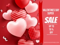 VALENTINES DAY SALE  ,SUPER SALE Yard Sign template
