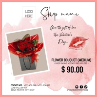 valentines day sale Publicación de Instagram template