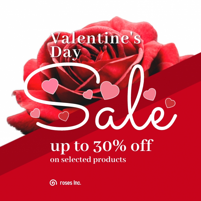 Valentines day sale PosterMyWall