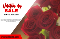 Valentines day sale Etichetta template