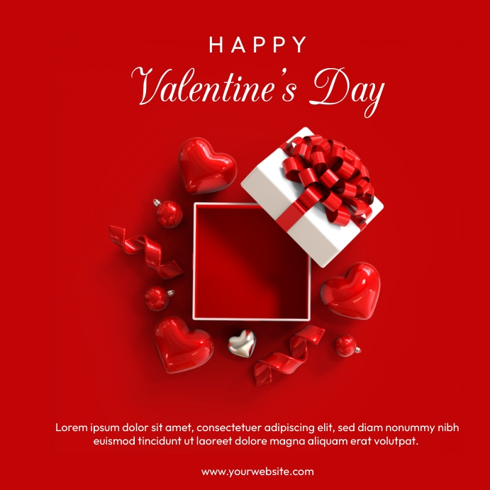 Valentines Day Template Instagram Post