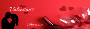 valentines day twitter header template