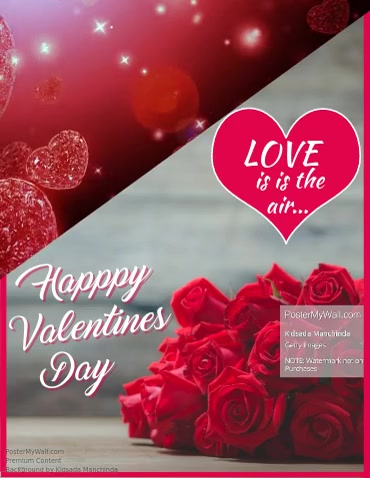 valentines flyer template