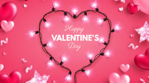 Valentines Day wish Twitter Plasing template
