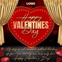 valentines Square (1:1) template