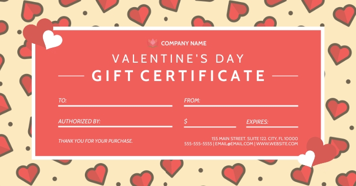 Valentines Facebook Shared Image template