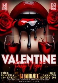 valentines A3 template