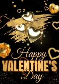 valentines A5 template