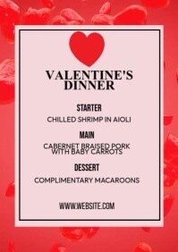 Valentines Dinner Template PosterMyWall