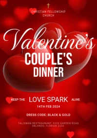 VALENTINES DINNER A3 template