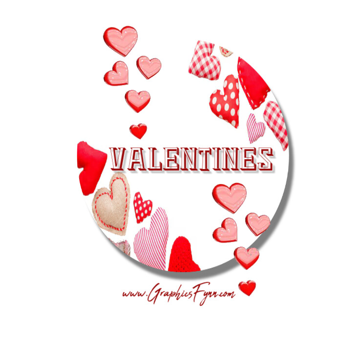 Valentines Editable Logo Логотип template