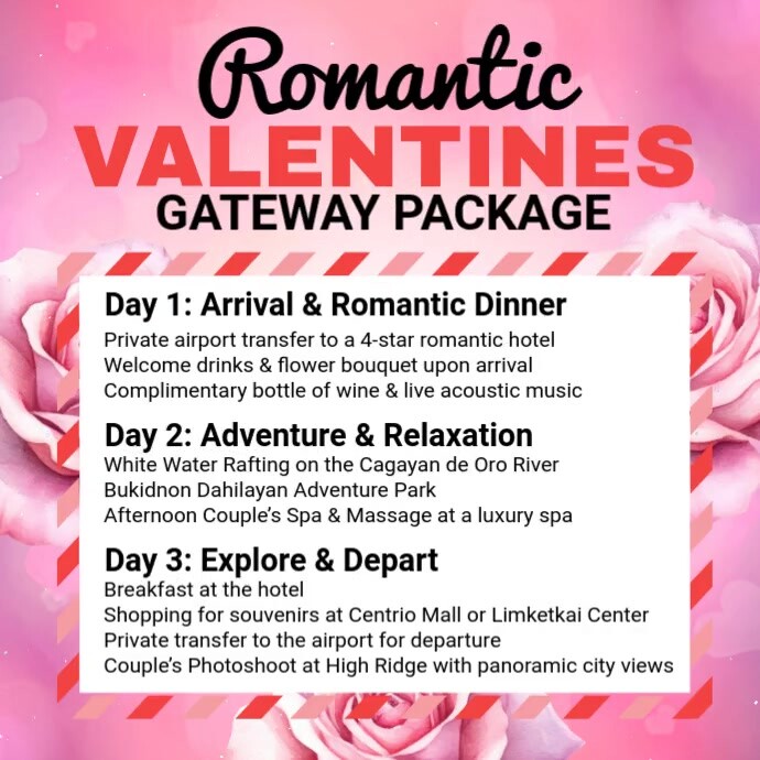 Valentines Gateway Package Instagram 帖子 template