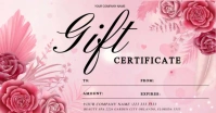 VALENTINES GIFT CARD Image partagée Facebook template