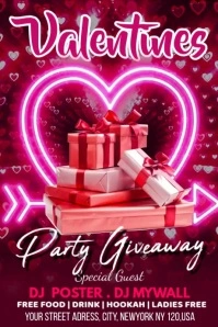 VALENTINES GIVEAWAY.A Iphosta template