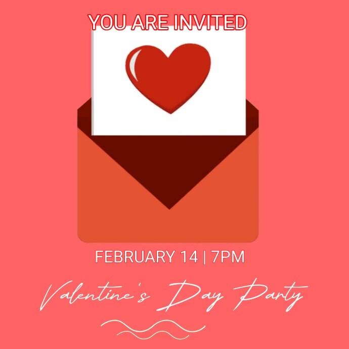 Valentines invitation Template PosterMyWall Valentines invitation Template PosterMyWall