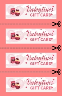 Valentines Lover Coupon Tabloid template