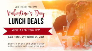 Valentines Lunch Deal  Digital Display Template